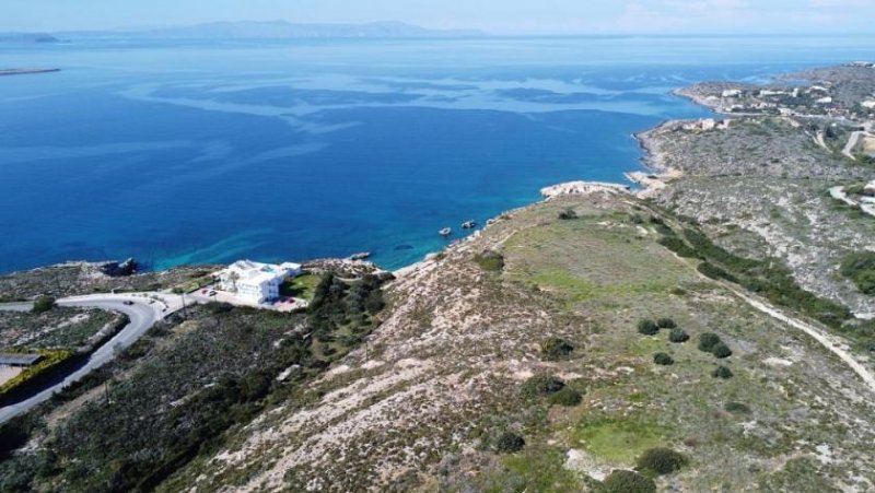 Chorafakia MIT BESICHTIGUNGSVIDEO! Kreta, Chorafakia Chania: Grosses Grundstück direkt am Meer mit unvergleichlichem Meerblick zu kaufen